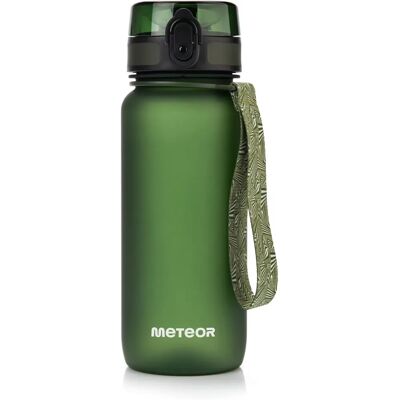 Meteor urheilupullo - 650ml, Vihreä, lukittava, lasten koko Meteor urheilupullo - 650ml, Vihreä, lukittava, lasten koko