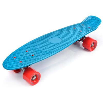 Planche à roulettes Néon Meteor Bleu / Rouge / Argent - Skate - Publicité Planche à roulettes Néon Meteor Bleu / Rouge / Argent - Skate - Publicité