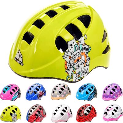 Meteor MA-2 Monsters Kinder Fahrradhelm - Verstellbar, Leicht Meteor MA-2 Monsters Kinder Fahrradhelm - Verstellbar, Leicht