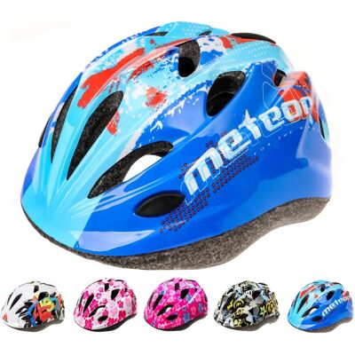 Meteor HB6-5 S Niebieski Lekki Dziecięcy Kask Rowerowy Meteor HB6-5 S Niebieski Lekki Dziecięcy Kask Rowerowy