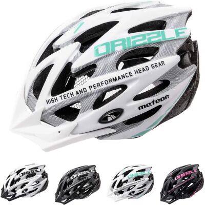 Casque vélo Meteor MV29 Drizzle - 55-58cm - Protège la tête - EN1078 - Publicité Casque vélo Meteor MV29 Drizzle - 55-58cm - Protège la tête - EN1078 - Publicité