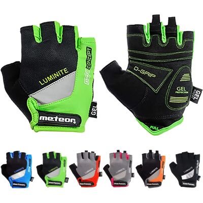 Rękawice rowerowe Meteor Gel GX31 Zielone Rękawice rowerowe Meteor Gel GX31 Zielone