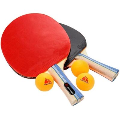 Meteor Pöytätennis Setti - Sirocco Racketit & Pallot Meteor Pöytätennis Setti - Sirocco Racketit & Pallot