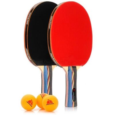 Meteor Mistral Tischtennis-Set - 2 Schläger, 3 Bälle Meteor Mistral Tischtennis-Set - 2 Schläger, 3 Bälle