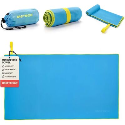 Serviette Meteor XL 110 x 175 cm Bleue - Publicité Serviette Meteor XL 110 x 175 cm Bleue - Publicité