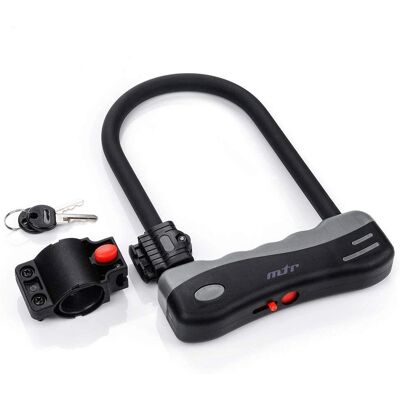 Serratura per bicicletta Meteor - U-lock in acciaio solido - Compatto e leggero Serratura per bicicletta Meteor - U-lock in acciaio solido - Compatto e leggero