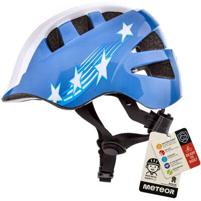 Kask dziecięcy Meteor KS08 Captain - Wielokolorowy, Rozmiar 52-56cm Kask dziecięcy Meteor KS08 Captain - Wielokolorowy, Rozmiar 52-56cm