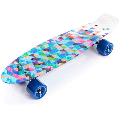 Meteor Multicolor Geometric Skateboard - Skateboard Meteor Multicolor Geometric Skateboard - Skateboard