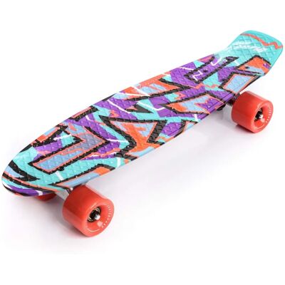 Meteor Model 40579 Wielokolorowa deskorolka - Skateboard Meteor Model 40579 Wielokolorowa deskorolka - Skateboard