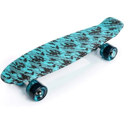 Meteor Turkiz Mini Plastowa Miejska Deskorolka - Skateboard Meteor Turkiz Mini Plastowa Miejska Deskorolka - Skateboard