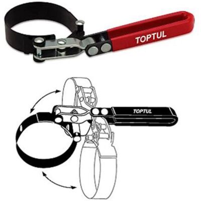 TOPTUL JDAU95B0 - Outils pour système de lubrification, clé à sangle pour filtre à huile, 95-110 mm TOPTUL JDAU95B0 - Outils pour système de lubrification, clé à sangle pour filtre à huile, 95-110 mm
