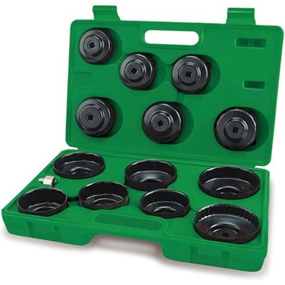 TOPTUL JGAI1401 Oliefilter Sleutelset - Plastic Opbergkoffer TOPTUL JGAI1401 Oliefilter Sleutelset - Plastic Opbergkoffer