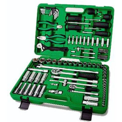 Toptul Coffret à outils 97 pièces - Douilles, Tournevis & Clés Allen Toptul Coffret à outils 97 pièces - Douilles, Tournevis & Clés Allen