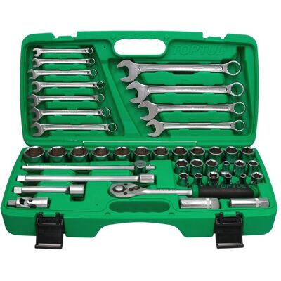 TOPTUL GCAI4201 Set di utensili - 42 esagonali 1/2 pollice TOPTUL GCAI4201 Set di utensili - 42 esagonali 1/2 pollice