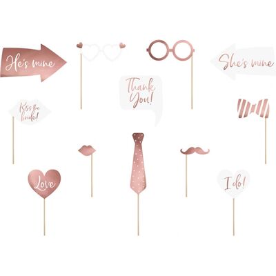 PartyDeco KNP32-KARTON Pink Fotokabinen-Requisite - Party Favor PartyDeco KNP32-KARTON Pink Fotokabinen-Requisite - Party Favor