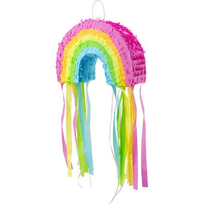 PartyDeco Regenbogen Zieh-Piñata - Partyspiel PartyDeco Regenbogen Zieh-Piñata - Partyspiel