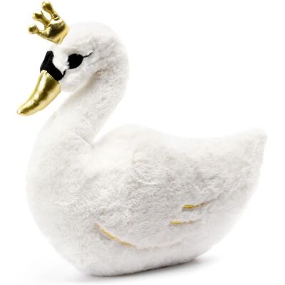 Pricenet - Lovely Swan - 34x35cm - Crema Dorato - Cuscino Pricenet - Lovely Swan - 34x35cm - Crema Dorato - Cuscino