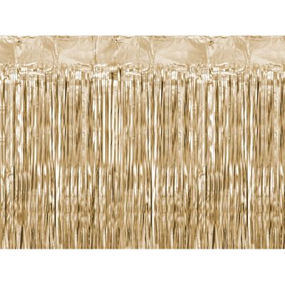 PartyDeco CRT-019ME Goldene Metallic Party Vorhang - Party Dekoration PartyDeco CRT-019ME Goldene Metallic Party Vorhang - Party Dekoration