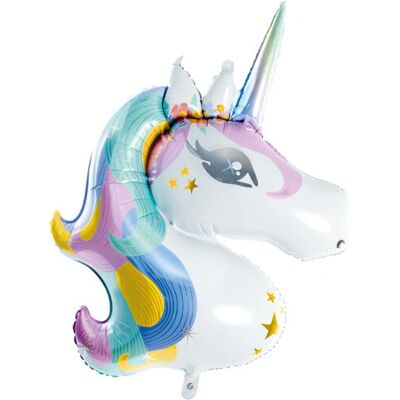 PartyDeco FB74-KARTON Ballon en foil licorne - décoration de fête - Publicité PartyDeco FB74-KARTON Ballon en foil licorne - décoration de fête - Publicité