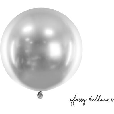 PartyDeco OLBOM-G-018 silber Latex Partyballon - Ballon PartyDeco OLBOM-G-018 silber Latex Partyballon - Ballon