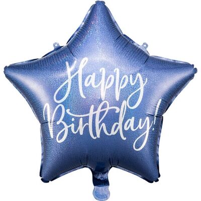 PartyDeco FB93-074-KARTON Navy Blau Sternballon - Partydekoration PartyDeco FB93-074-KARTON Navy Blau Sternballon - Partydekoration
