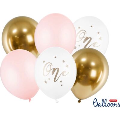 PartyDeco SB14P-307-081B-6 Partydekoration Spielballon PartyDeco SB14P-307-081B-6 Partydekoration Spielballon