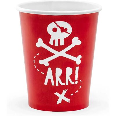 Pricenet Piratenparty Becher - 220ml - 6 Stück Pricenet Piratenparty Becher - 220ml - 6 Stück