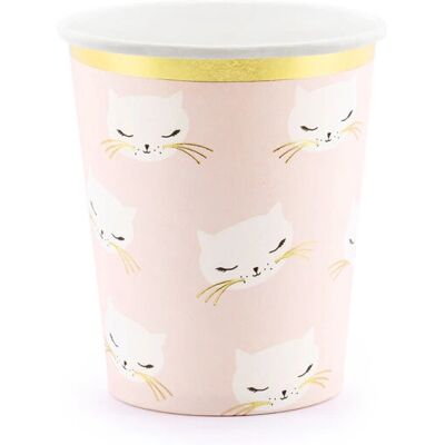PartyDeco KPP42-EU1 Einwegbecher - 6 Stk - 200 ml - Katze Design PartyDeco KPP42-EU1 Einwegbecher - 6 Stk - 200 ml - Katze Design