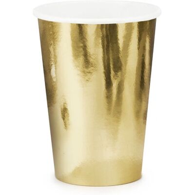 PartyDeco Gold Einwegbecher - Einwegbecher PartyDeco Gold Einwegbecher - Einwegbecher
