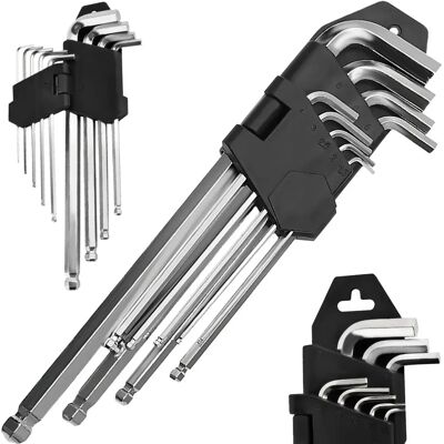 Allen - 9 kluczy imbusowych - 1,5–10 mm Allen - 9 kluczy imbusowych - 1,5–10 mm
