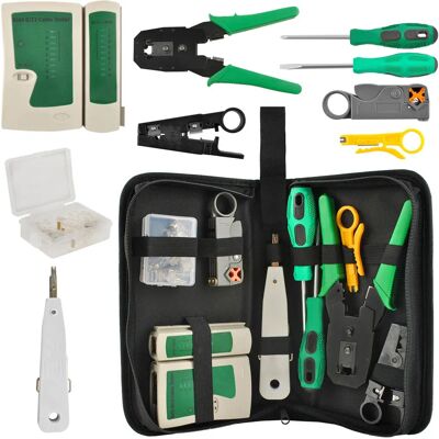 Bigstren Netzwerktoolkit - 10 Teile für Netzwerk Bigstren Netzwerktoolkit - 10 Teile für Netzwerk