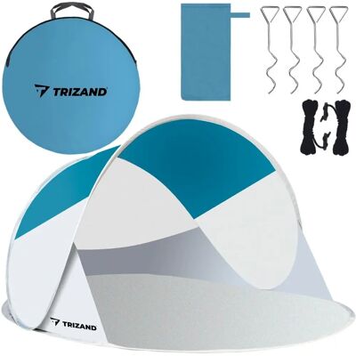 Tesla Tente de Plage - Protection UV - Léger - 220x120x90cm - Tente de Plage - Publicité Tesla Tente de Plage - Protection UV - Léger - 220x120x90cm - Tente de Plage - Publicité