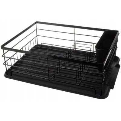 Northix Schwarzer Metall Geschirrständer - 44 x 31 x 14,5 cm - Geschirrständer Northix Schwarzer Metall Geschirrständer - 44 x 31 x 14,5 cm - Geschirrständer
