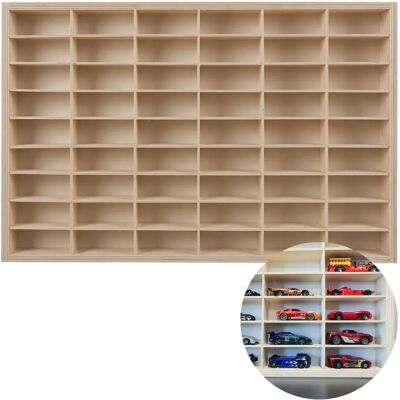Kruzzel Holz Auto-Regal - 54 Fächer Organizer für Autos Kruzzel Holz Auto-Regal - 54 Fächer Organizer für Autos