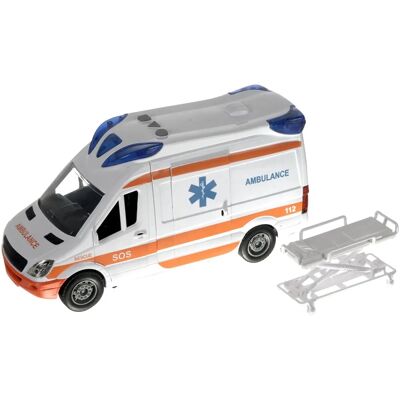 Kruzzel Model 22731 Ambulance - Nødhjælpslegetøj med Lys & Lyde Kruzzel Model 22731 Ambulance - Nødhjælpslegetøj med Lys & Lyde