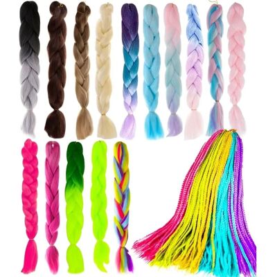 Soulima Blondi Ombre Synteettiset Hiukset - Hiuspidennykset Soulima Blondi Ombre Synteettiset Hiukset - Hiuspidennykset