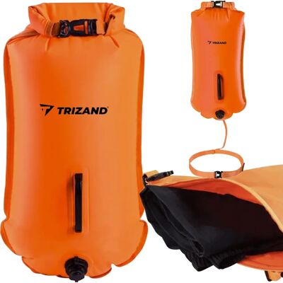 Trizand Aufblasbare Boje - 2-in-1, 35L, Hellorange - Schwimmkörper Trizand Aufblasbare Boje - 2-in-1, 35L, Hellorange - Schwimmkörper