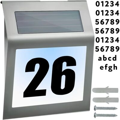 Izoxis Número de Casa Solar 24357 - Número de Casa - Luz LED Solar Izoxis Número de Casa Solar 24357 - Número de Casa - Luz LED Solar