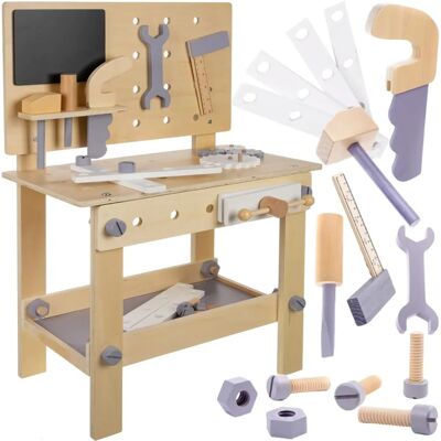 Pieni Rakentaja Puutyöpaja - Toy Workshop - Wooden Kruzzel 24820 Pieni Rakentaja Puutyöpaja - Toy Workshop - Wooden Kruzzel 24820