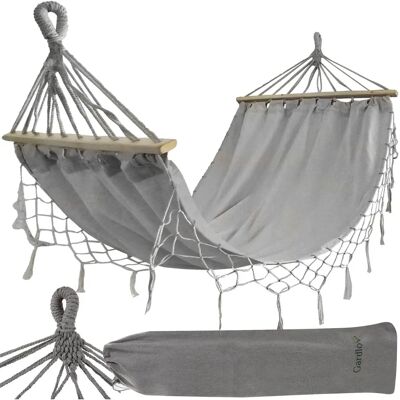 Hamak ogrodowy - 200x150cm - Podwójna wytrzymałość Hamak ogrodowy - 200x150cm - Podwójna wytrzymałość