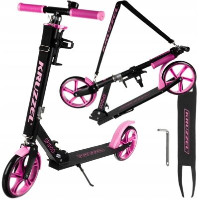 KRUZZEL Faltbare Kick Scooter - Große 200mm Räder KRUZZEL Faltbare Kick Scooter - Große 200mm Räder