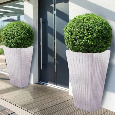 Deuba Garden Planter - Poliratán 59L - Planter box Deuba Garden Planter - Poliratán 59L - Planter box