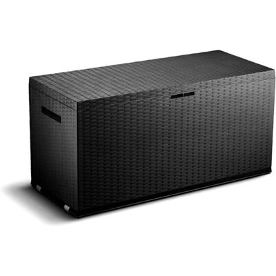 Pflanzen-Kölle Gartentruhe Nizza - 120x52x60 cm - anthracite - garden storage box Pflanzen-Kölle Gartentruhe Nizza - 120x52x60 cm - anthracite - garden storage box