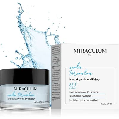 Miraculum Thermal Water Hydratant - Hydratation Intense & Réparation - Publicité Miraculum Thermal Water Hydratant - Hydratation Intense & Réparation - Publicité