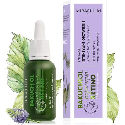 Serul facial Miraculum Bakuchiol 30ml pentru femei - Natural și hrănitor Serul facial Miraculum Bakuchiol 30ml pentru femei - Natural și hrănitor