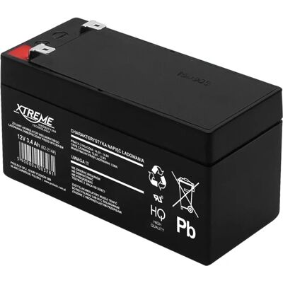 XTREME - 12V 3.4Ah - AGM - Hermétique - Batterie plomb-acide - Publicité XTREME - 12V 3.4Ah - AGM - Hermétique - Batterie plomb-acide - Publicité