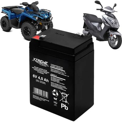 XTREME 6V 4Ah Gel Batterie - Batterie XTREME 6V 4Ah Gel Batterie - Batterie