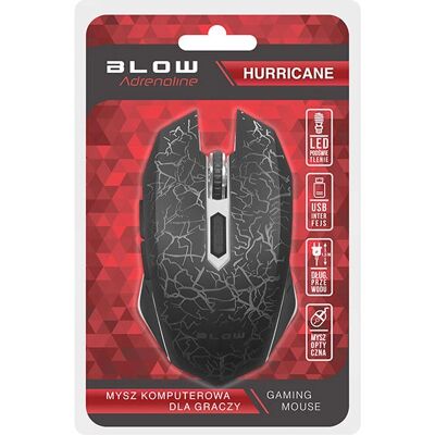 BLOW Modell 84-051 Optische Gaming-Maus - Rechtshändig, 2400 DPI BLOW Modell 84-051 Optische Gaming-Maus - Rechtshändig, 2400 DPI