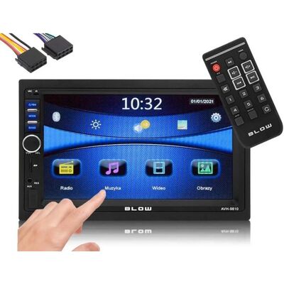 Radio Blow AVH-9810 2DIN 7" Bluetooth FM USB - Sistema audio Radio Blow AVH-9810 2DIN 7" Bluetooth FM USB - Sistema audio