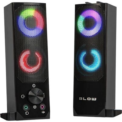 Blow MS-28 Stereo Wireless & Wired 6W PC-Lautsprecher Blow MS-28 Stereo Wireless & Wired 6W PC-Lautsprecher